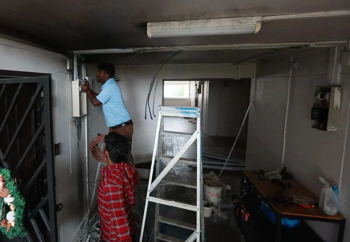 市镇会派人前往协助维修。（潘丰源摄）