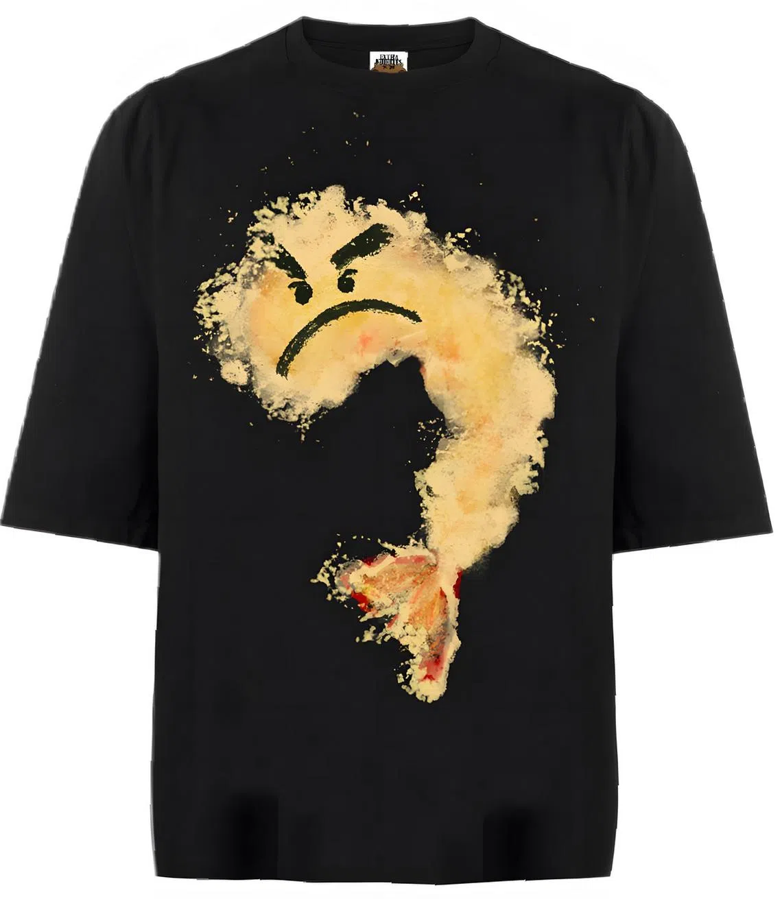 “面屋店”天妇罗大虾图T恤。（品牌提供）