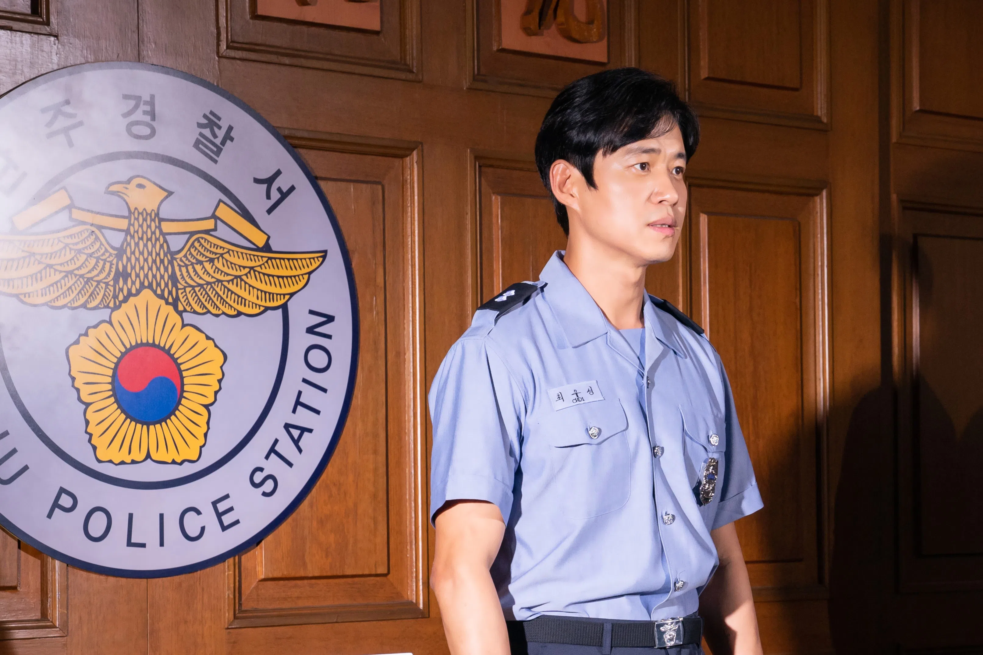 刘俊相在片中饰演权欲熏心的黑警，奸人演出到位大获好评。（邵氏机构提供）