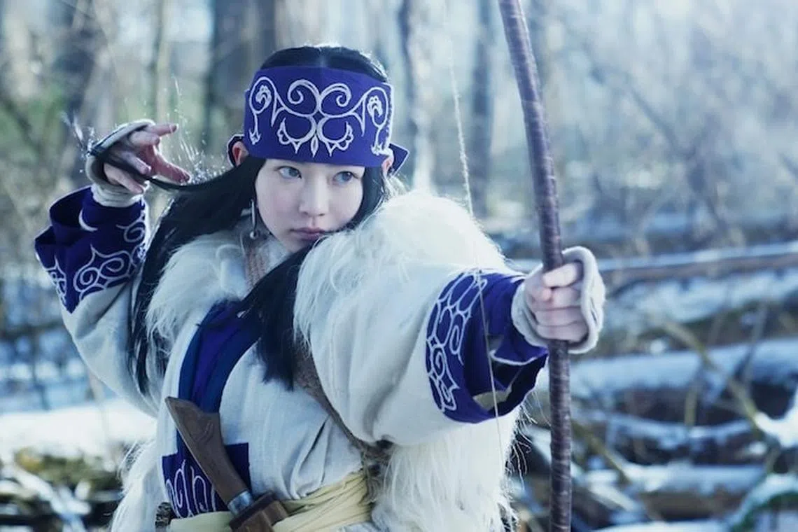 山田杏奈饰演的阿席莉帕娇小干练，尽责地将阿伊努文化演绎出来。（剧照／互联网）