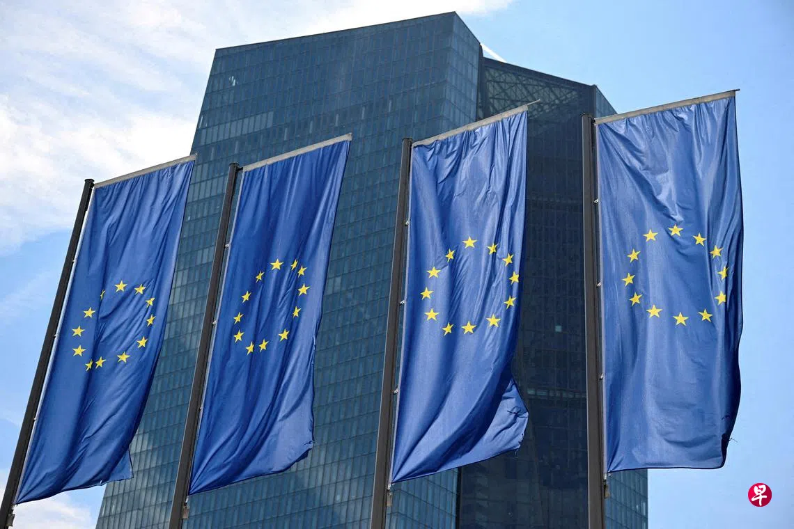 欧洲央行：主权债务风险上升威胁欧元区金融稳定| 联合早报