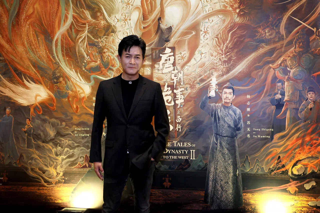 杨志刚坦言有武侠梦，期待有一天能遇到合适的角色，一圆自己的大侠梦。（龙国雄摄）