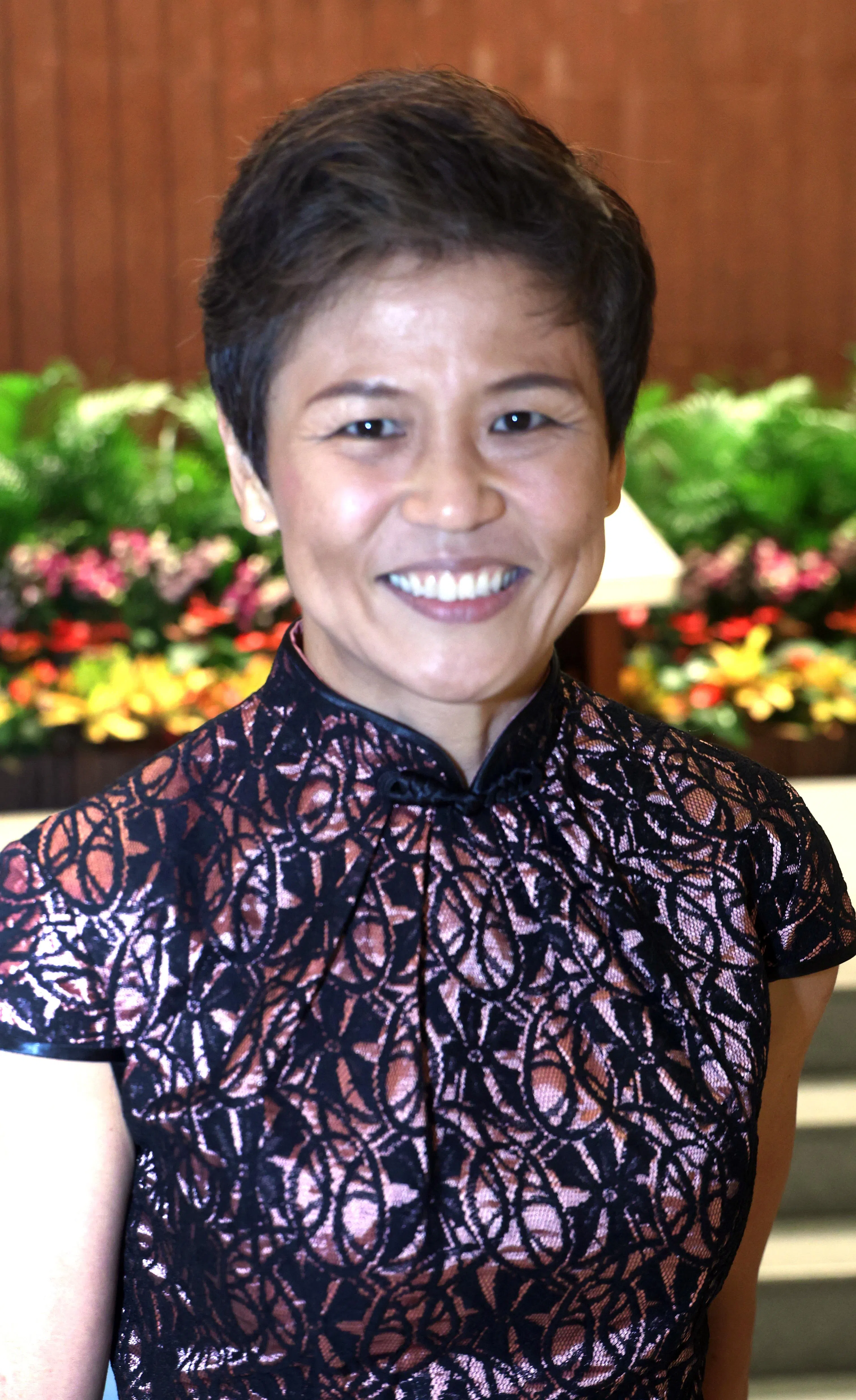 政府国会永续发展与环境委员会主席、三巴旺西区议员傅丽珊说，新加坡过去几年主要推行市面上较普遍的永续科技，但若要取得更多突破，必须依靠氢能、小型模块化反应堆与碳捕捉等前沿科技的研发。（邝启聪摄）