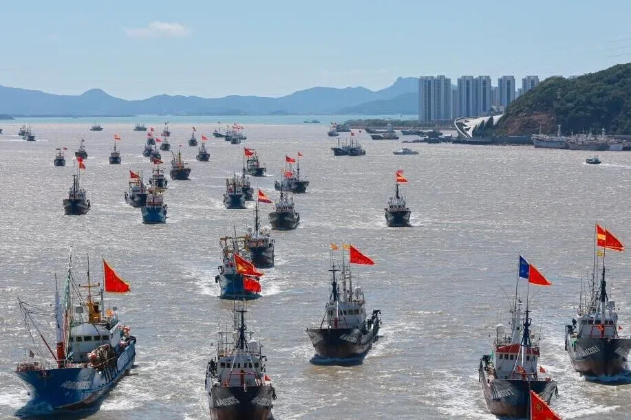 下午察：中国上千渔船东海列阵封锁谁？