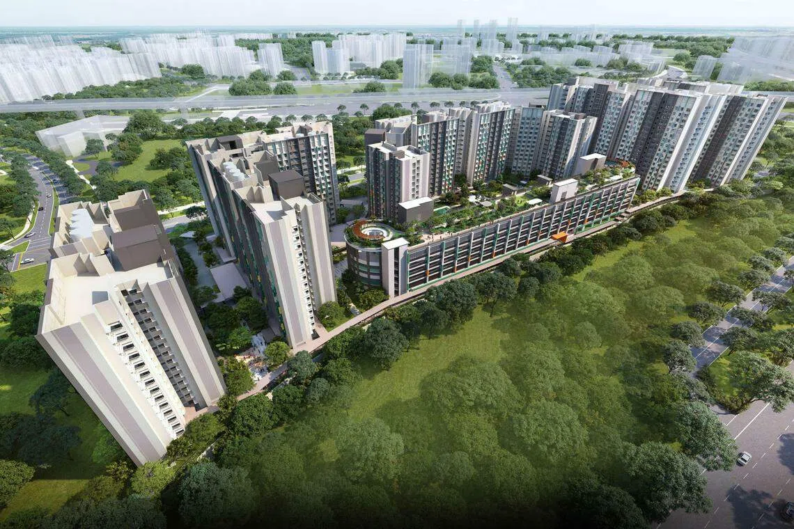 Plantation Verge项目坐落于绿色步道旁，居民将被绿意环绕。（建屋局提供）