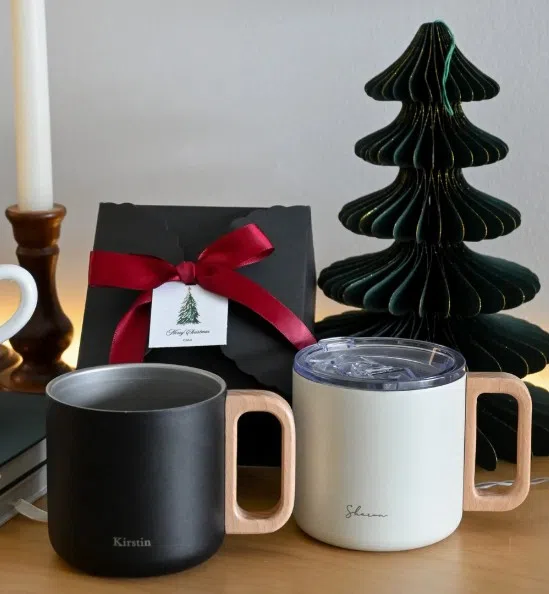 Coxo定制咖啡杯可以刻上名字送给重要的人。（互联网）