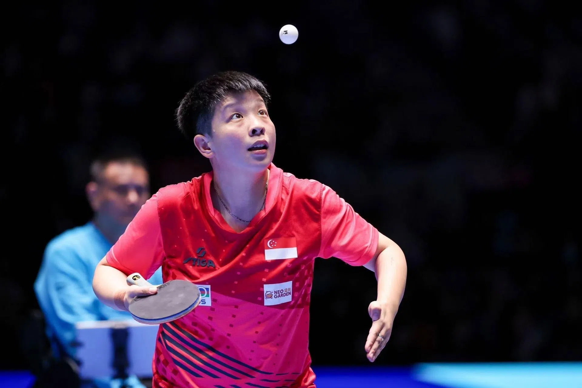 曾尖（图）认为战胜萨维诺兹的比赛打得并不轻松。（亚洲杯组委会提供）