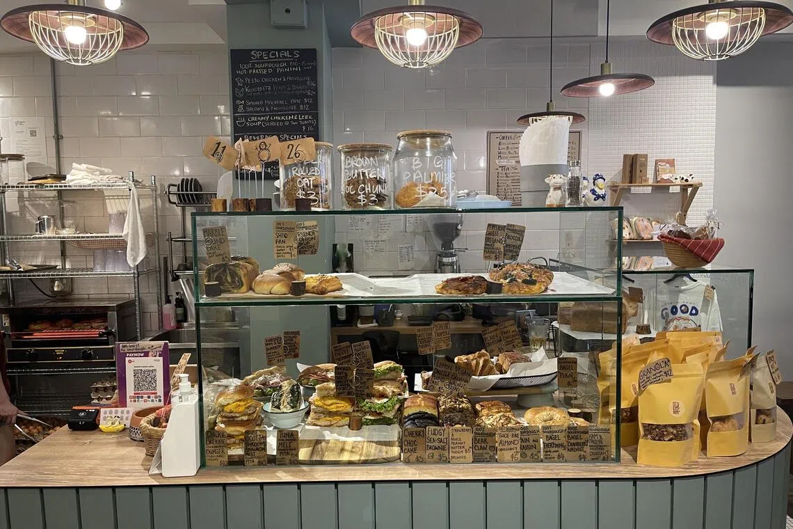 Baker’s Bench Bakery主打各种酸面包。（黄靖晶摄）