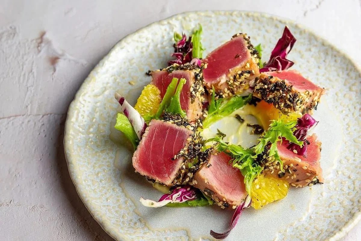 La Belle Epoque的烤吞拿鱼。（餐馆提供照片）