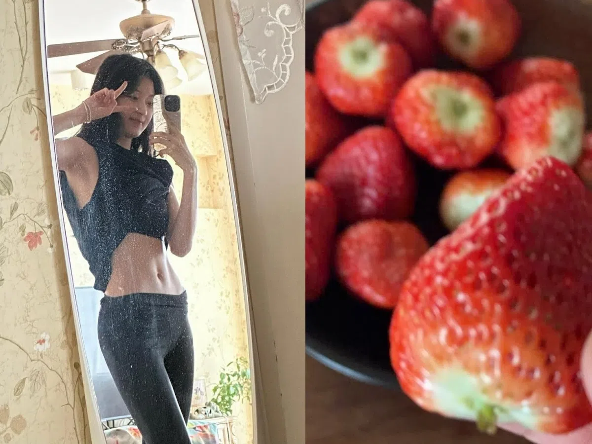 要拥有孙千的好身材，运动和饮食需要相结合，配上很强大的毅力和自律。（取自孙千IG）