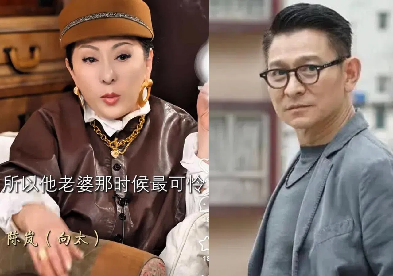 向太（左）近日曝露刘德华粉丝的“土匪”行径，并呼吁大家要理智追星。