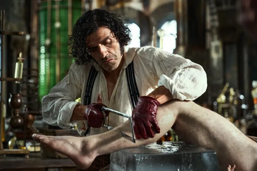 奥斯卡伊萨克饰演打造出科学怪人的科学家。（Netflix提供）