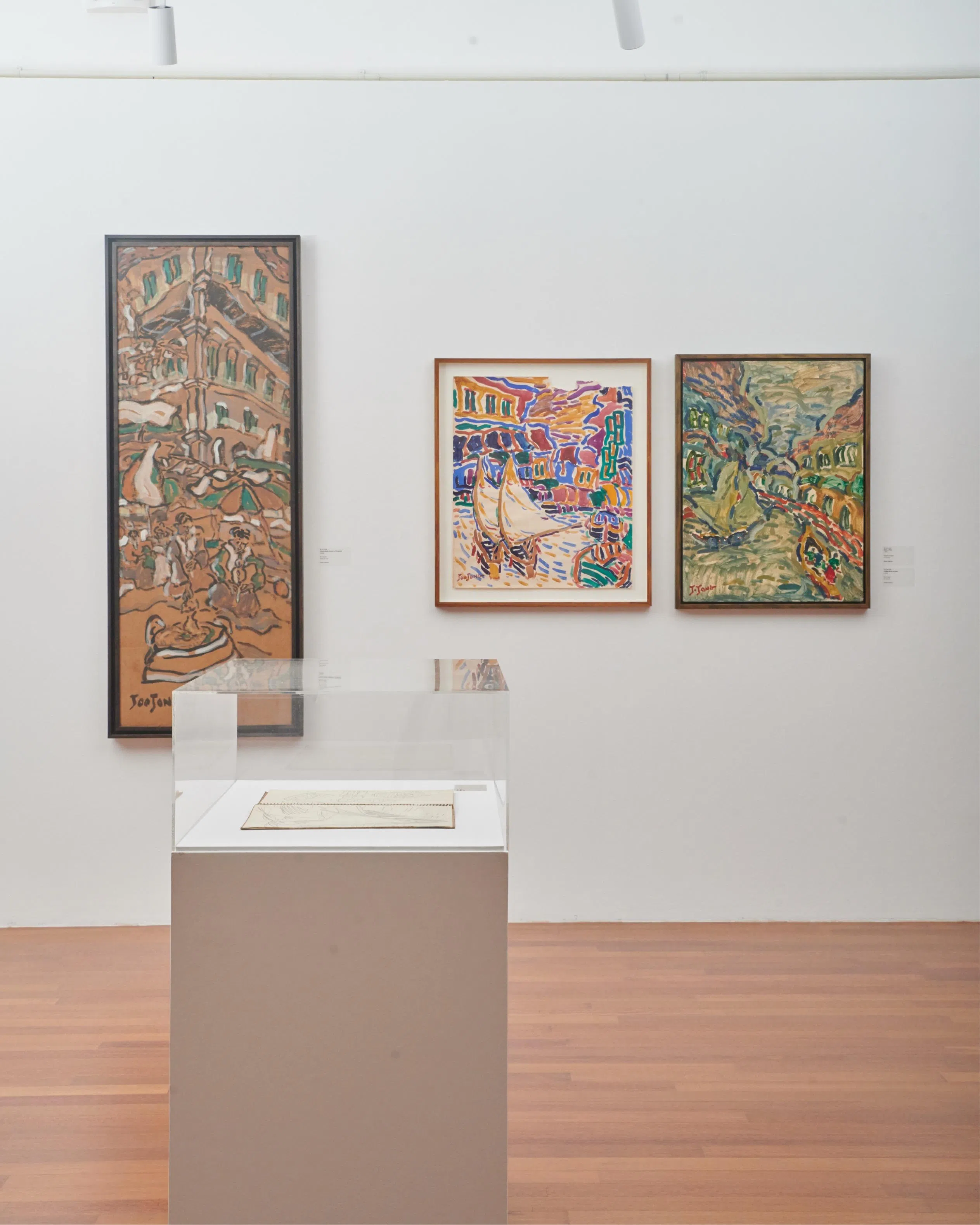 陈有勇的油画和水彩画在“有勇: 恣情丹青路”展出。（国大博物馆提供）