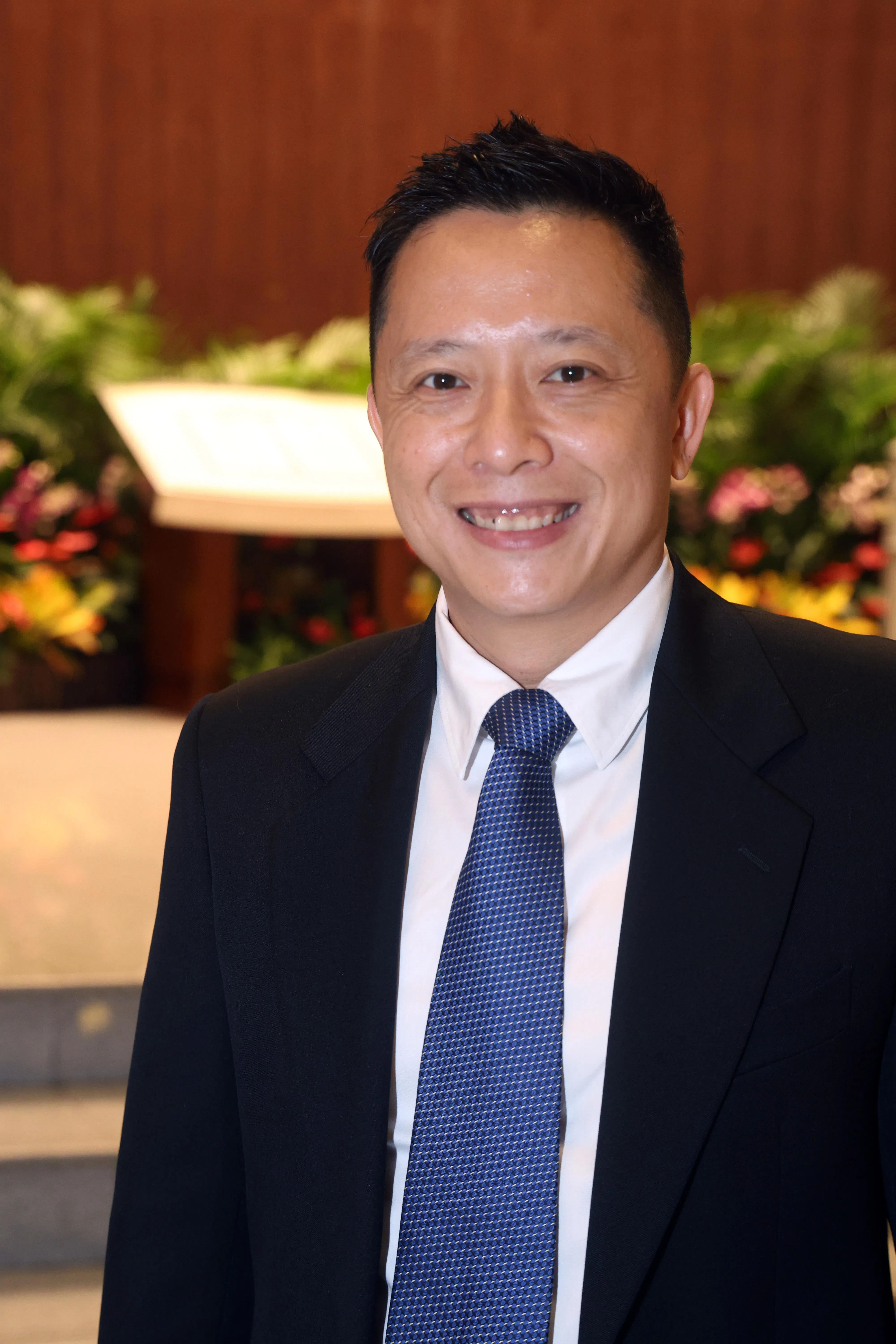 杨厝港区议员叶汉荣。（邝启聪摄）