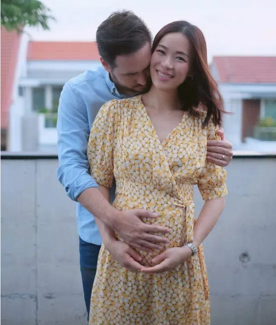 林慧玲在2023年宣布怀第一胎。（档案照）