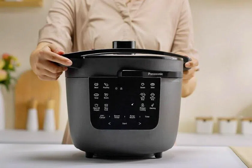 Panasonic气压锅可当成火锅用。（商家提供）