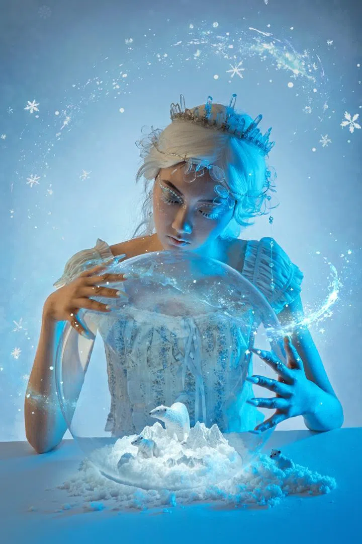 彩色公开组GPU铜奖：冰雪之星 ／马志宇（中国）（新加坡摄影学会提供）