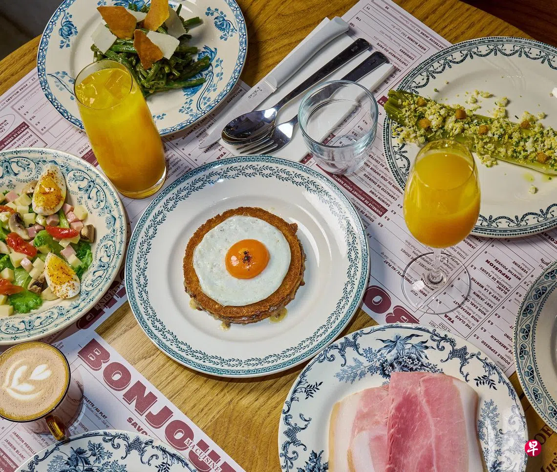 名厨早餐特色吐司经典法式与泡菜乳酪| 联合早报