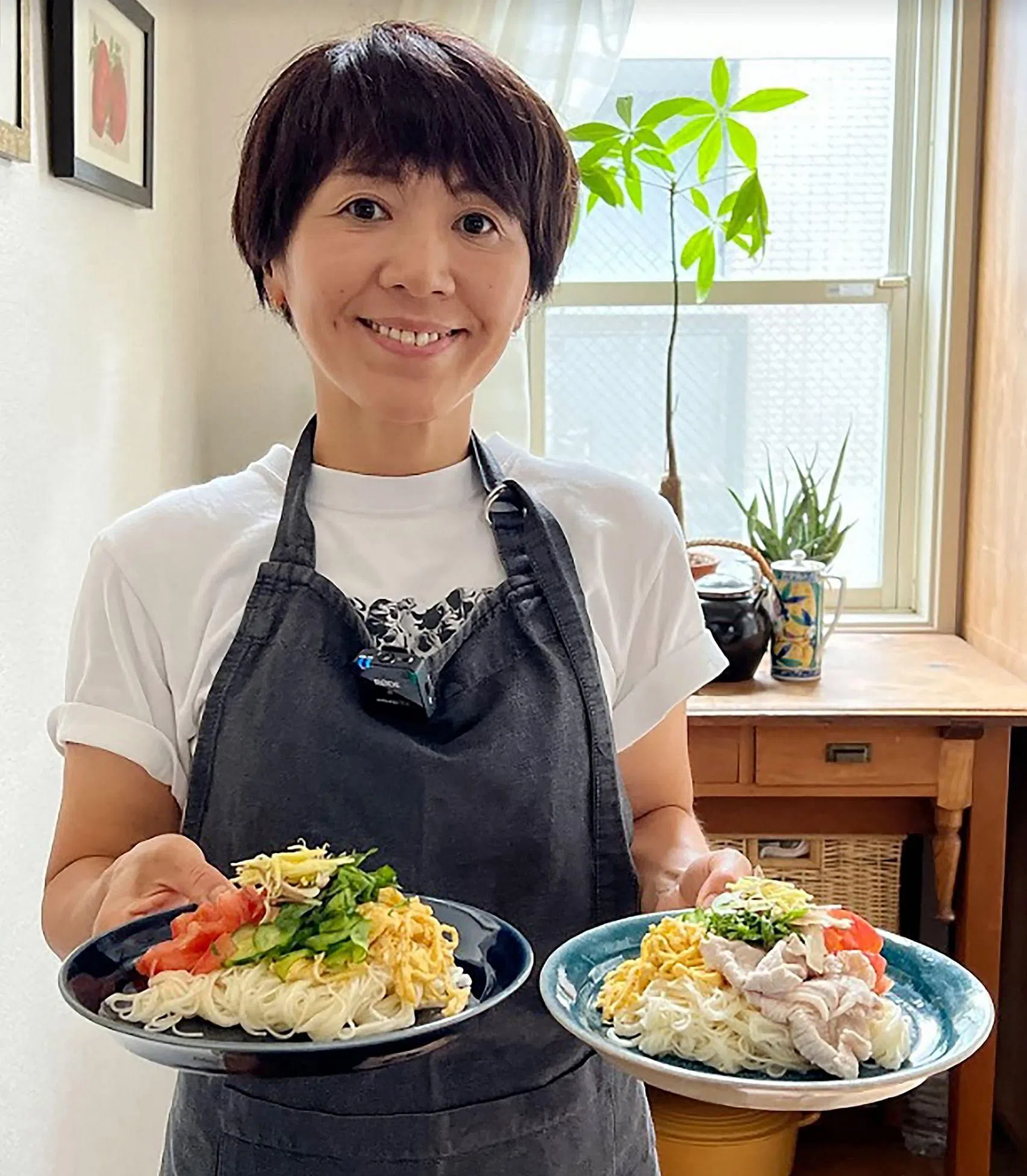 野上优佳子：对抗通胀必须明智地挑选食材，一道“五目素面”的材料就算换10遍，都很美味。（符祝慧摄）