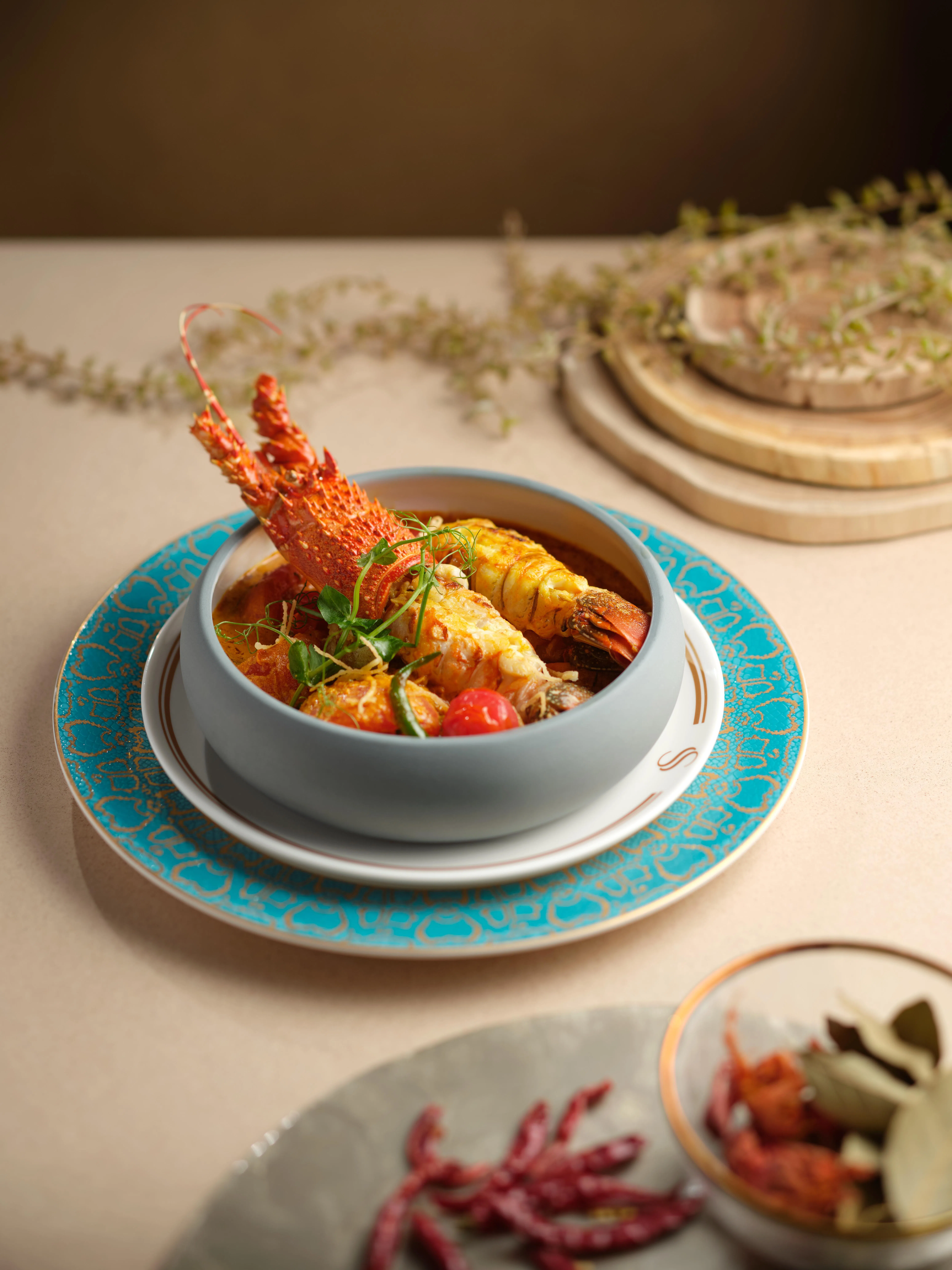 Sailana Shevand是一道皇家虾料理，奢华美味。　（餐馆提供）