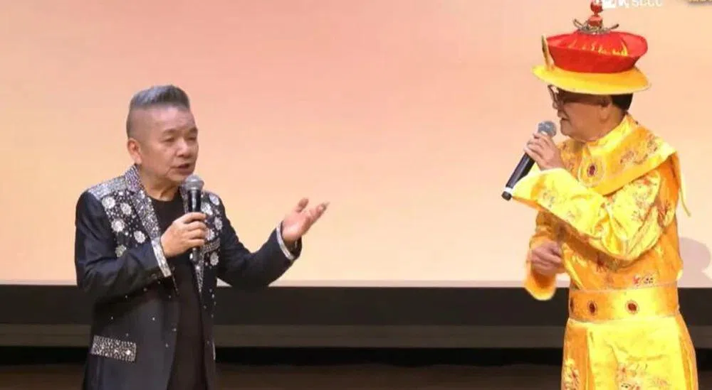 陈建彬（左）和谢金石相识将近半个世纪。（陈建彬提供）