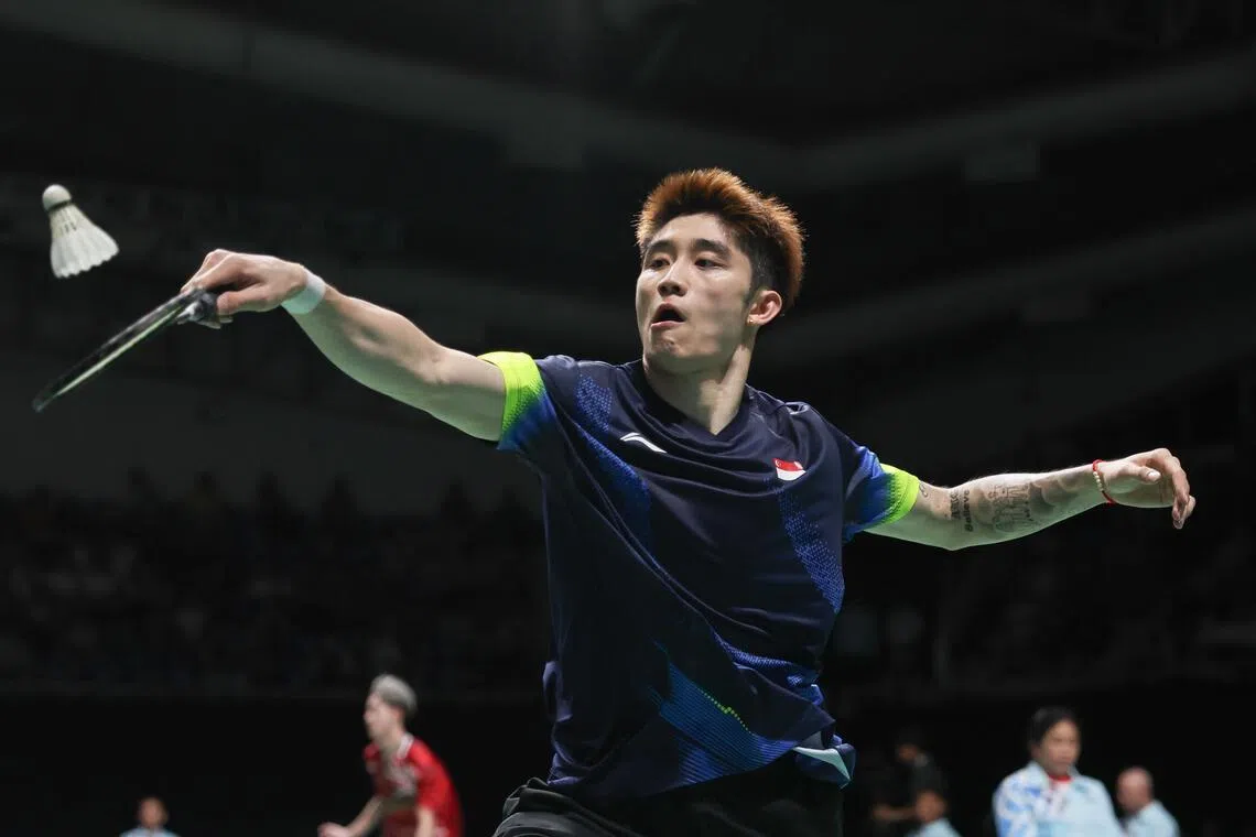 在2025年收下双冠后，郑加恒期待能在新年更上一层楼。（白艳琳摄）