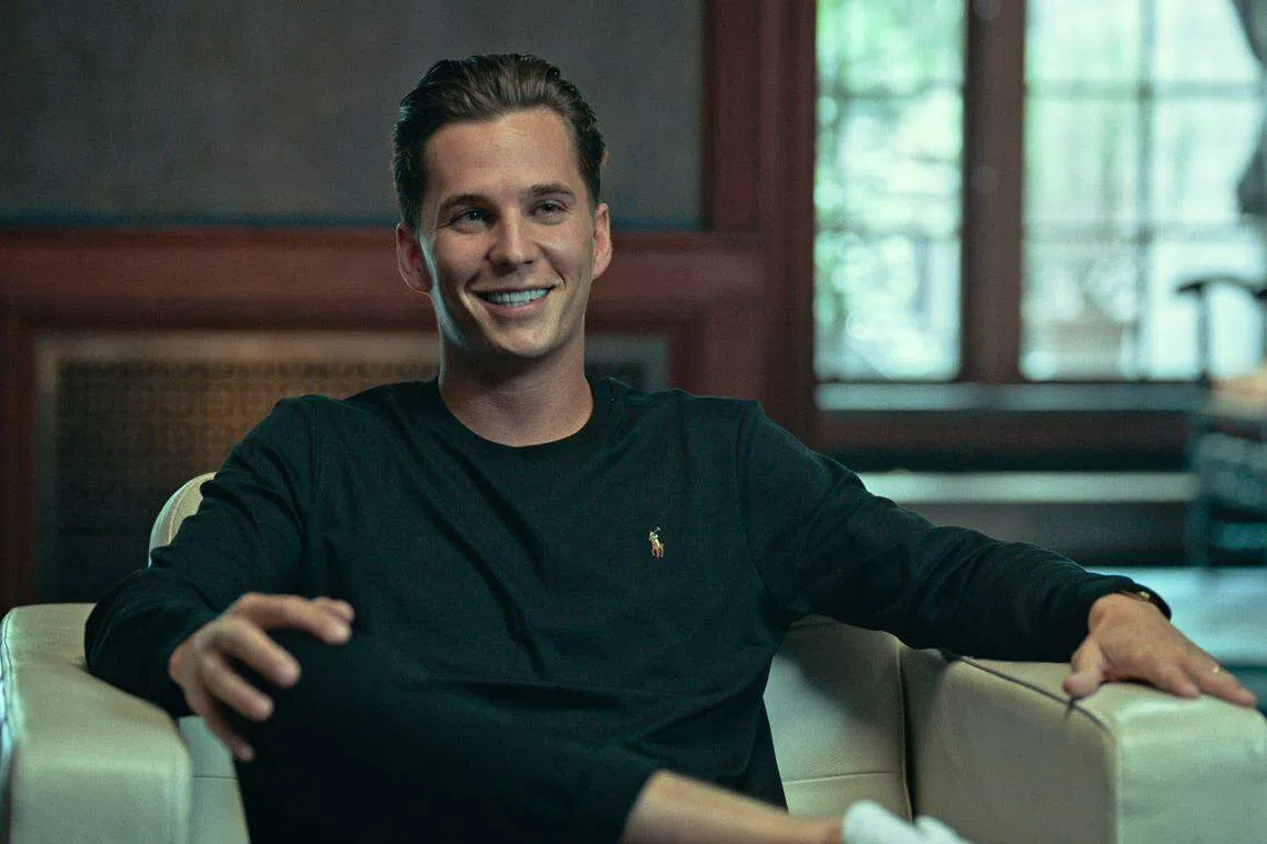 雷特拉帕尼在《加密货币大骗局》分享他跌宕起伏的夸张经历。（Netflix提供）