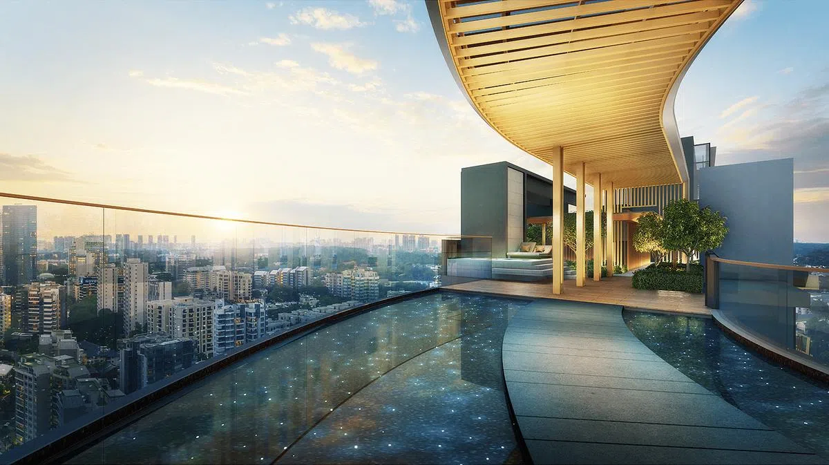 从屋顶花园，鸟瞰美丽的城市风景。（图/PERFECT TEN提供）