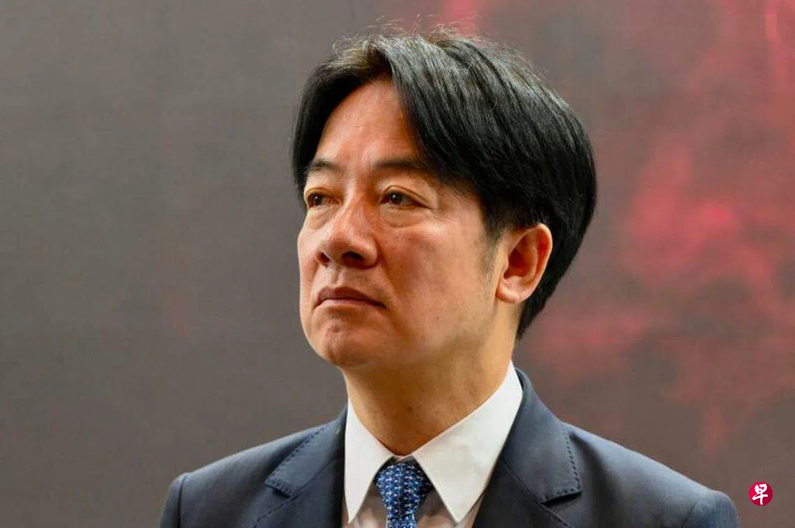 赖清德就职典礼在即中国大陆军事活动越来越接近台湾| 联合早报