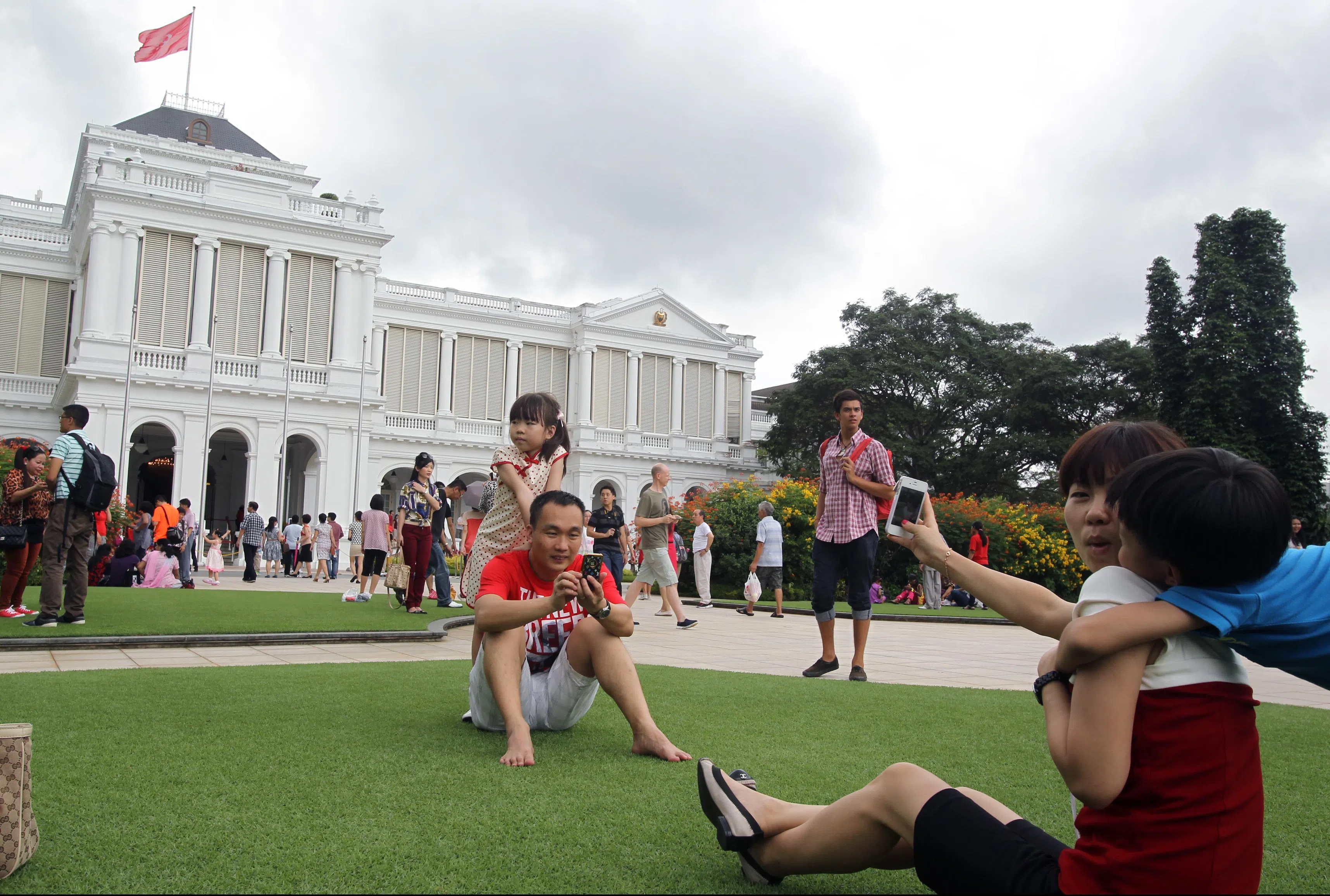 农历新年和家人一同到总统府走走，是很不错的体验。（档案照）
