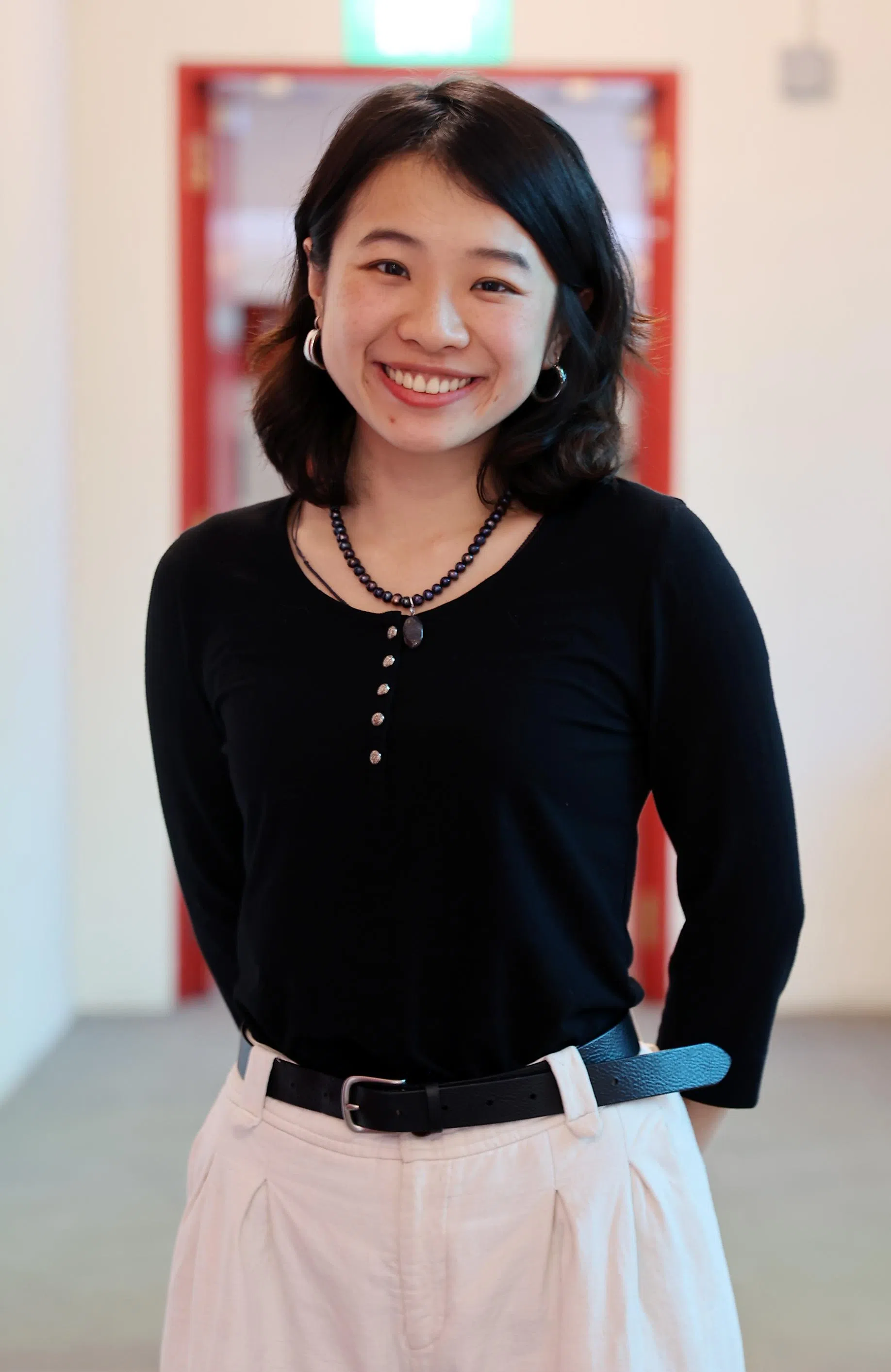 郑锦瑶说，南音的含蓄与细腻，让她看到自己宁静的另一面，也拓宽了她作为表演者的内在维度。（萧紫薇摄）