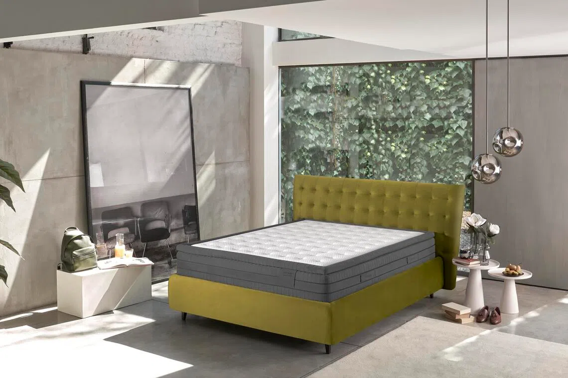 Dorelan的Signature系列Origin床褥结合五重MyForm专利科技与Comfort Suite枕头顶床垫，贴合身形。（品牌提供）