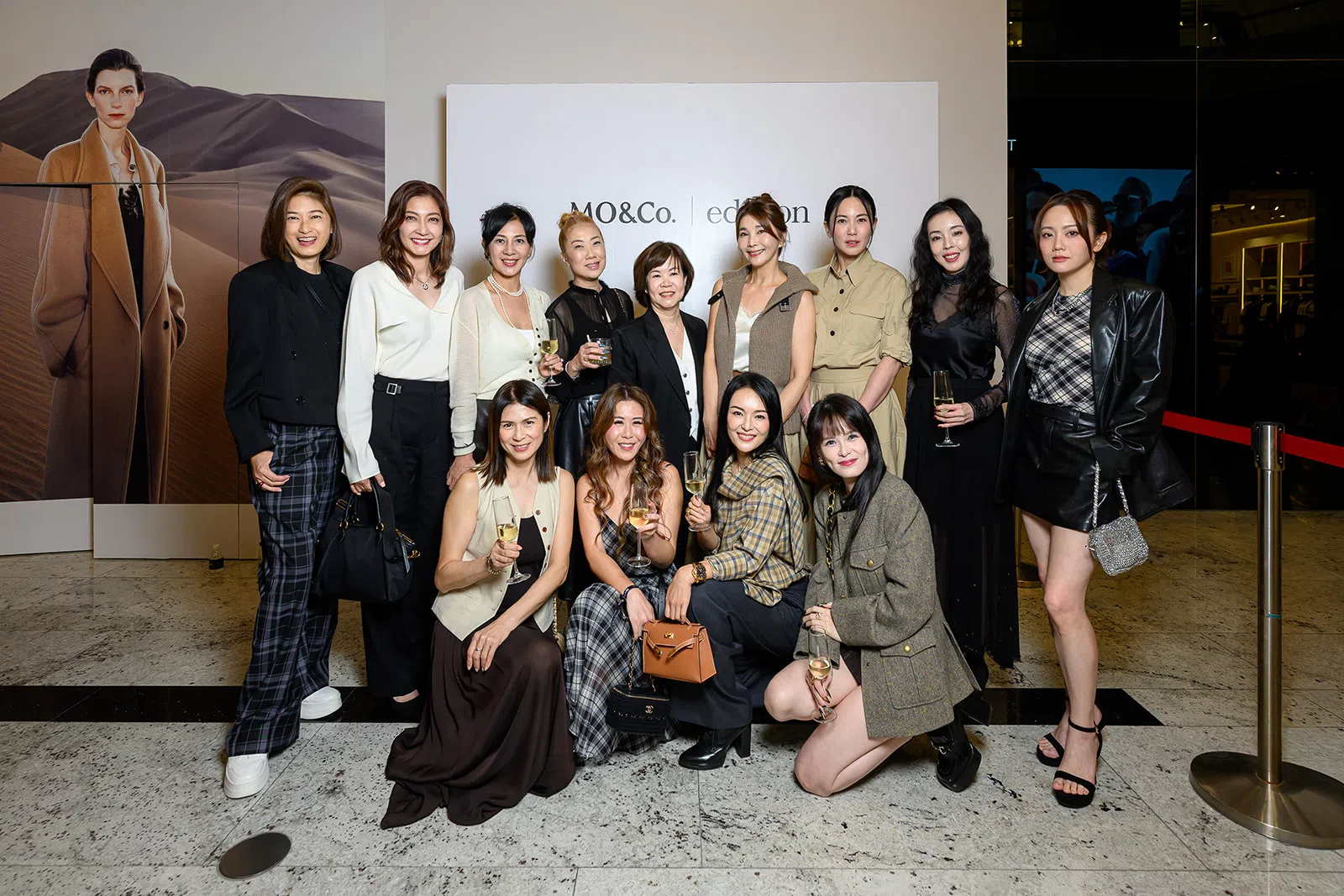 本地艺人名媛出席edition新店开幕。（品牌提供）