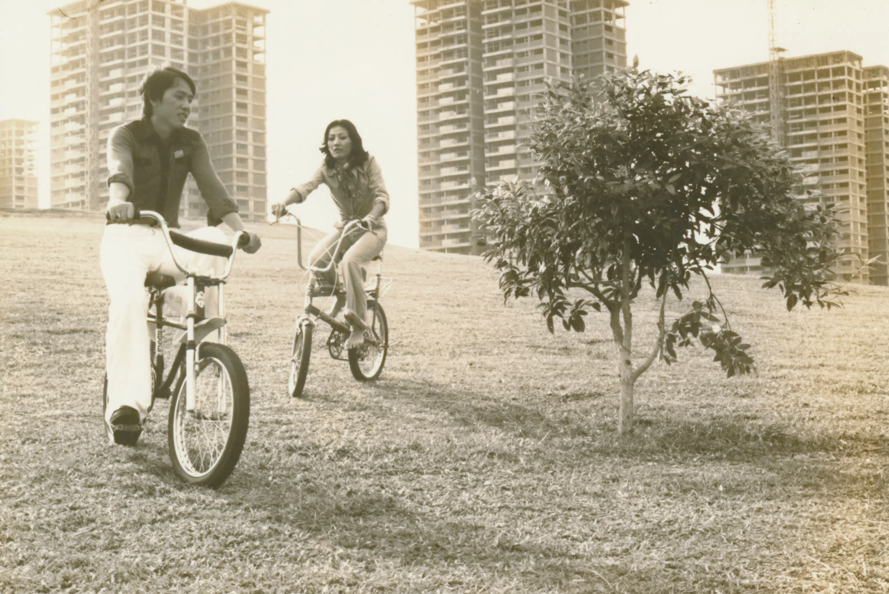 《红楼梦醒》拉队到刚建起的马林百列拍摄。（彭泰彰提供）