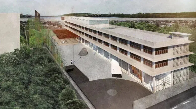 泰国华裔家族奥萨沙努格拉在曼谷市中心建立的私人美术馆Dib Bangkok（艺术构想图）。（取自DIP Bangkok官网）