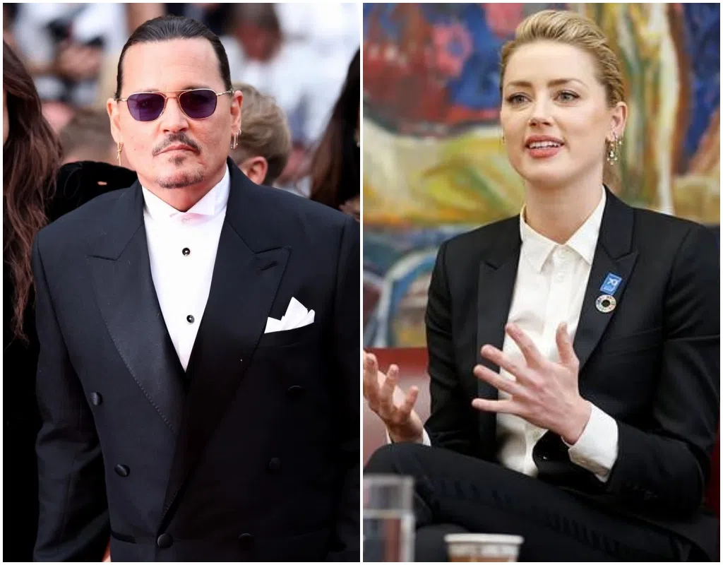 约翰尼·德普（左）和安珀·赫德这对前银色夫妻档衣着品味颇接近。（取自艺人IG）