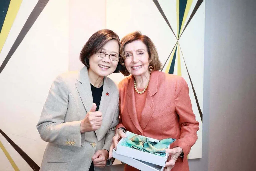 佩洛西会晤蔡英文：美国会对台人民及自由承诺依然坚定不移