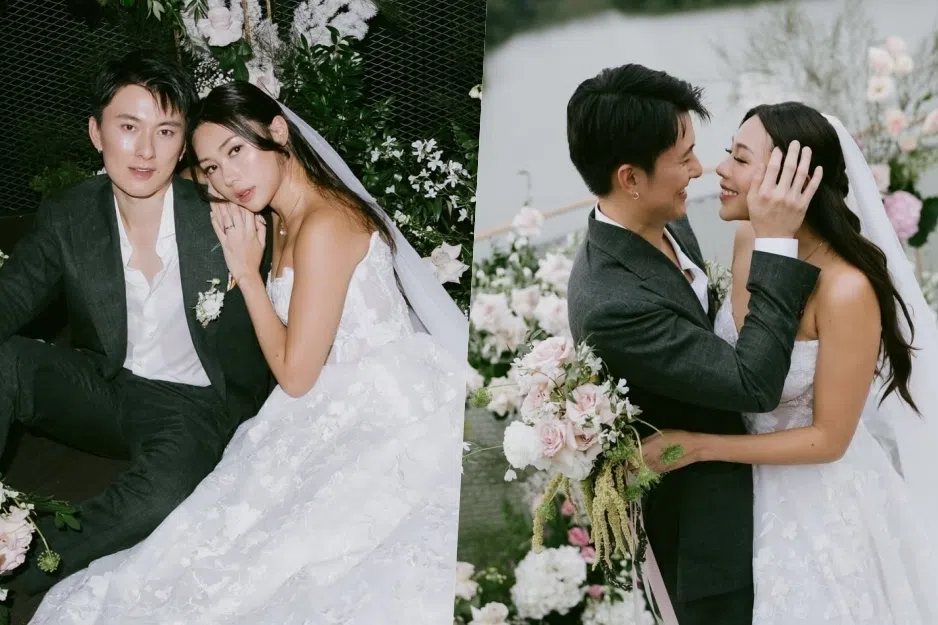 吴劲威、阮玮玲圣诞前夕晒婚纱照