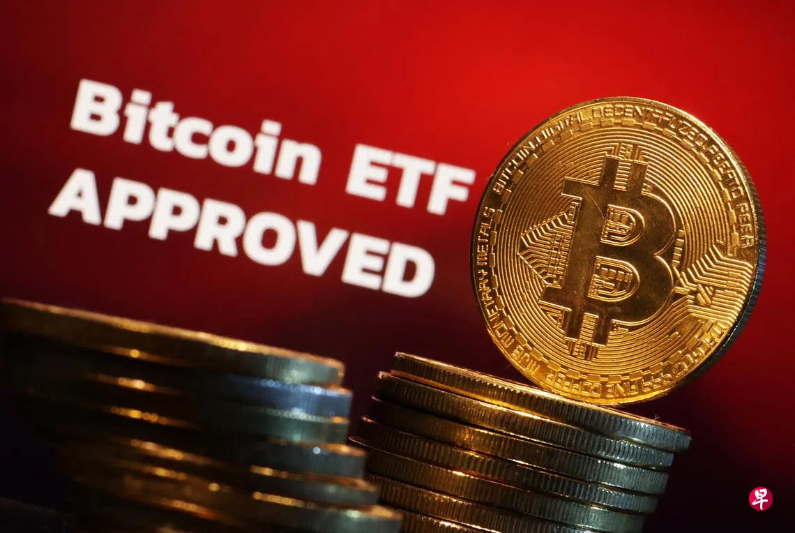 现货比特币ETF推出以来比特币价格下跌近20％ | 联合早报