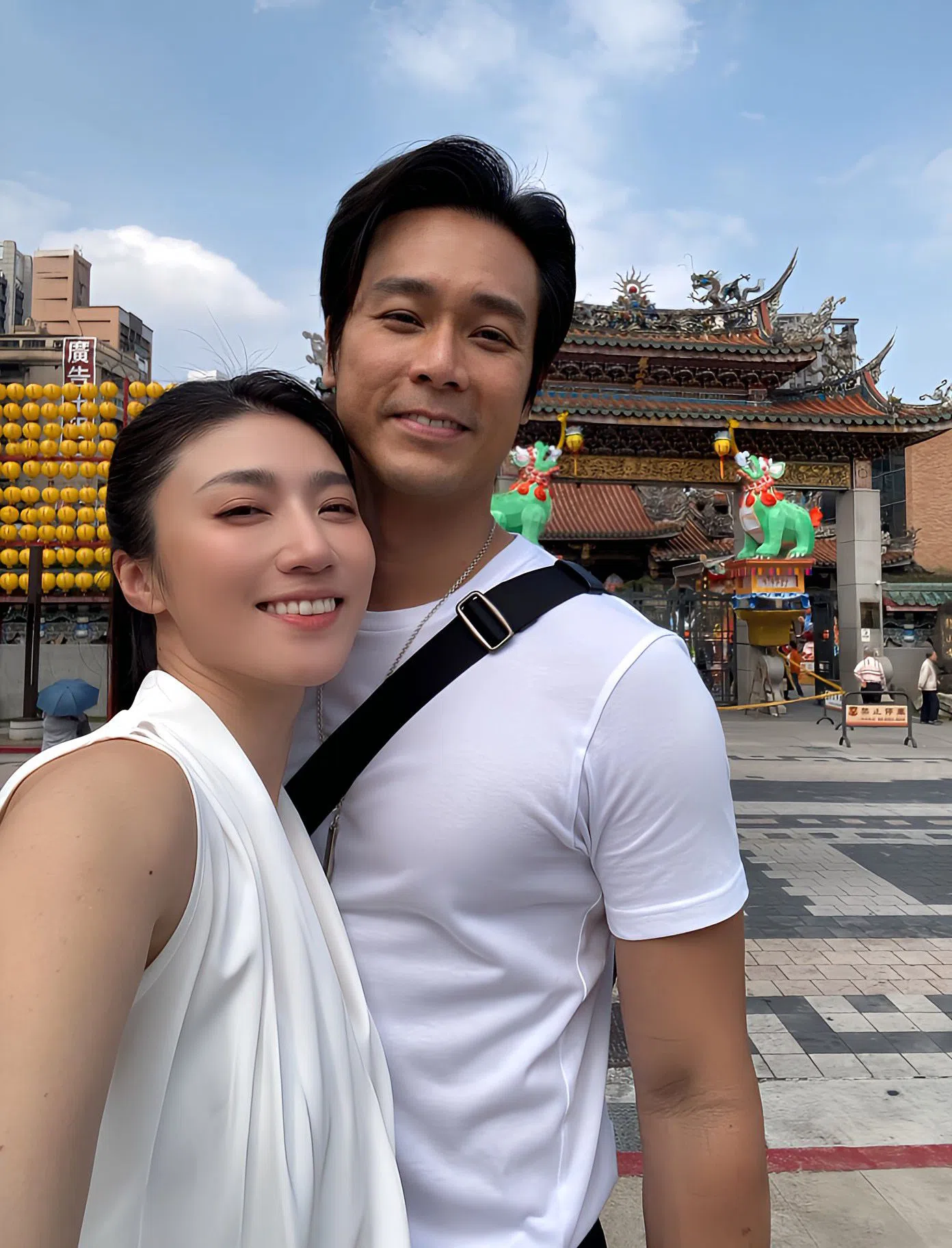 陈邦鋆和太太庞蕾馨星期三早上一起受访时仍处于“备战状态”。（受访者提供）