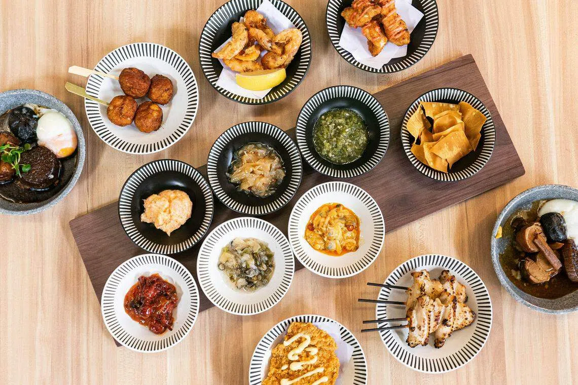 享用Takeshi-San的六种珍味小菜，现只需$19.90（原价$25）。（餐馆提供）