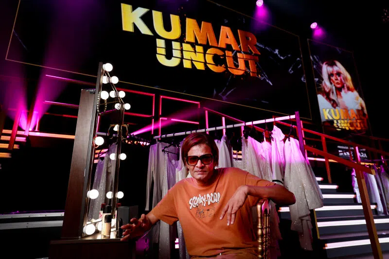 Kumar分析新加坡近年脱口秀飞快增长的原因。（龙国雄摄）