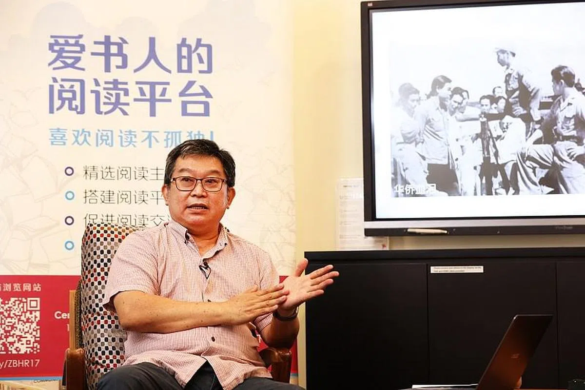 符诗专：1950年代电影老板是华人，印度或菲律宾人当导演，聘用马来演员。（蔡家增摄）