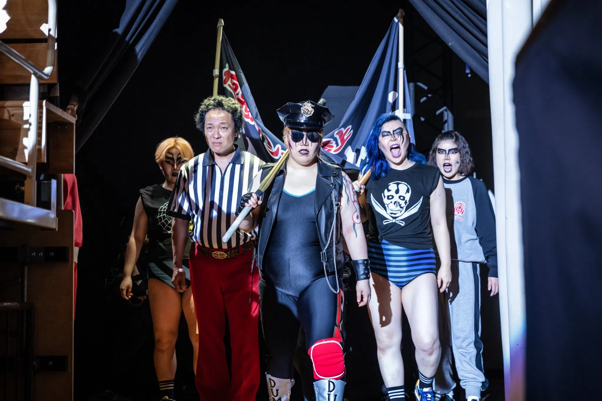 《极恶女王》根据真人真事改编，以1980年代初日本女子职业摔角黄金年代为题材。（互联网）