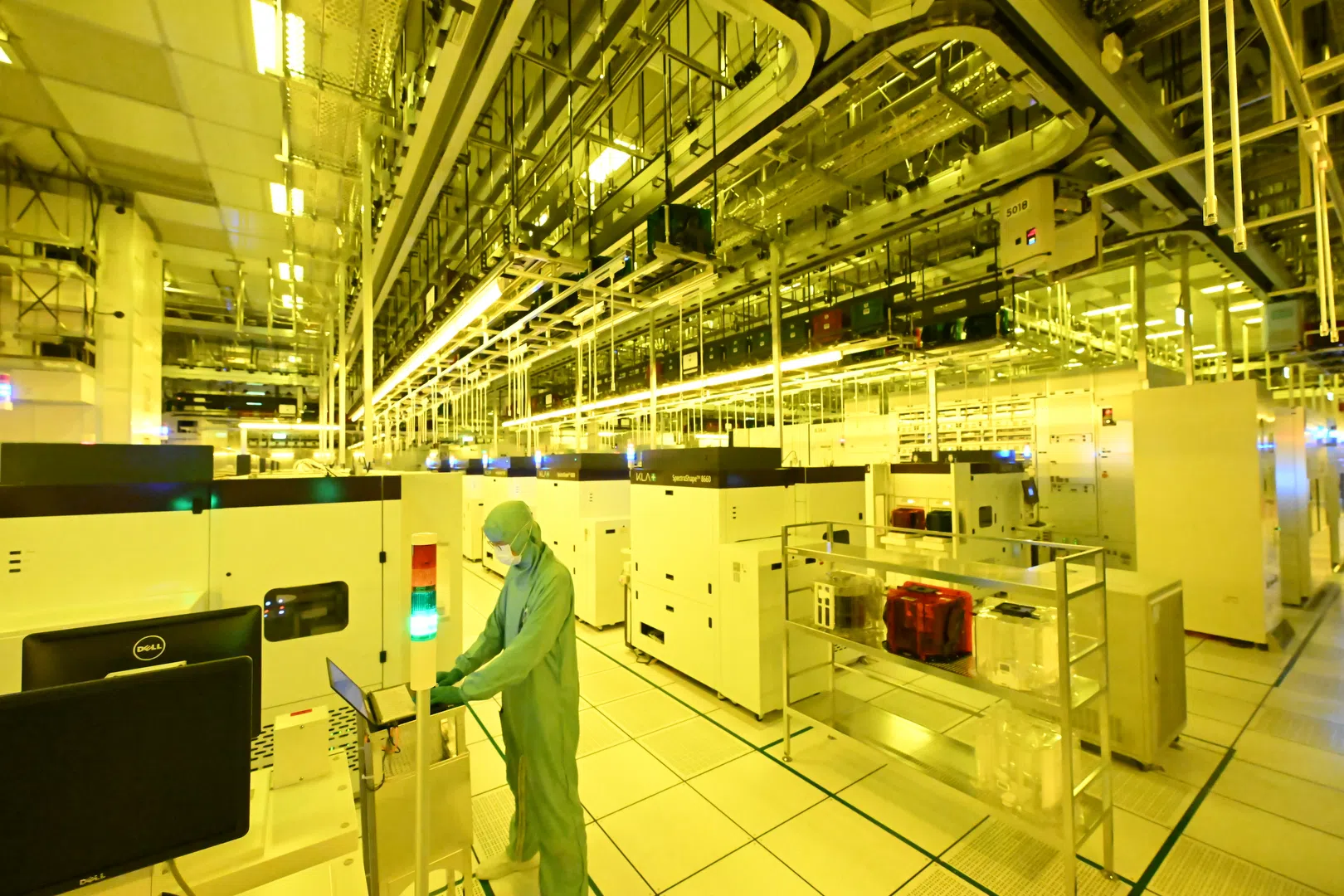 在本地的新晶圆厂明年开始大量生产后，新加坡厂年产能将突破100万片晶圆。（联华电子提供）