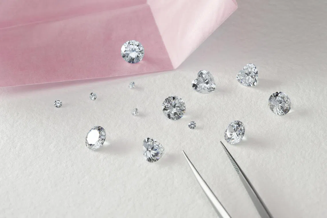 Diamond2的实验室钻石，化学成分、物理特性与光学表现均与天然钻石相同。（Diamond2提供）