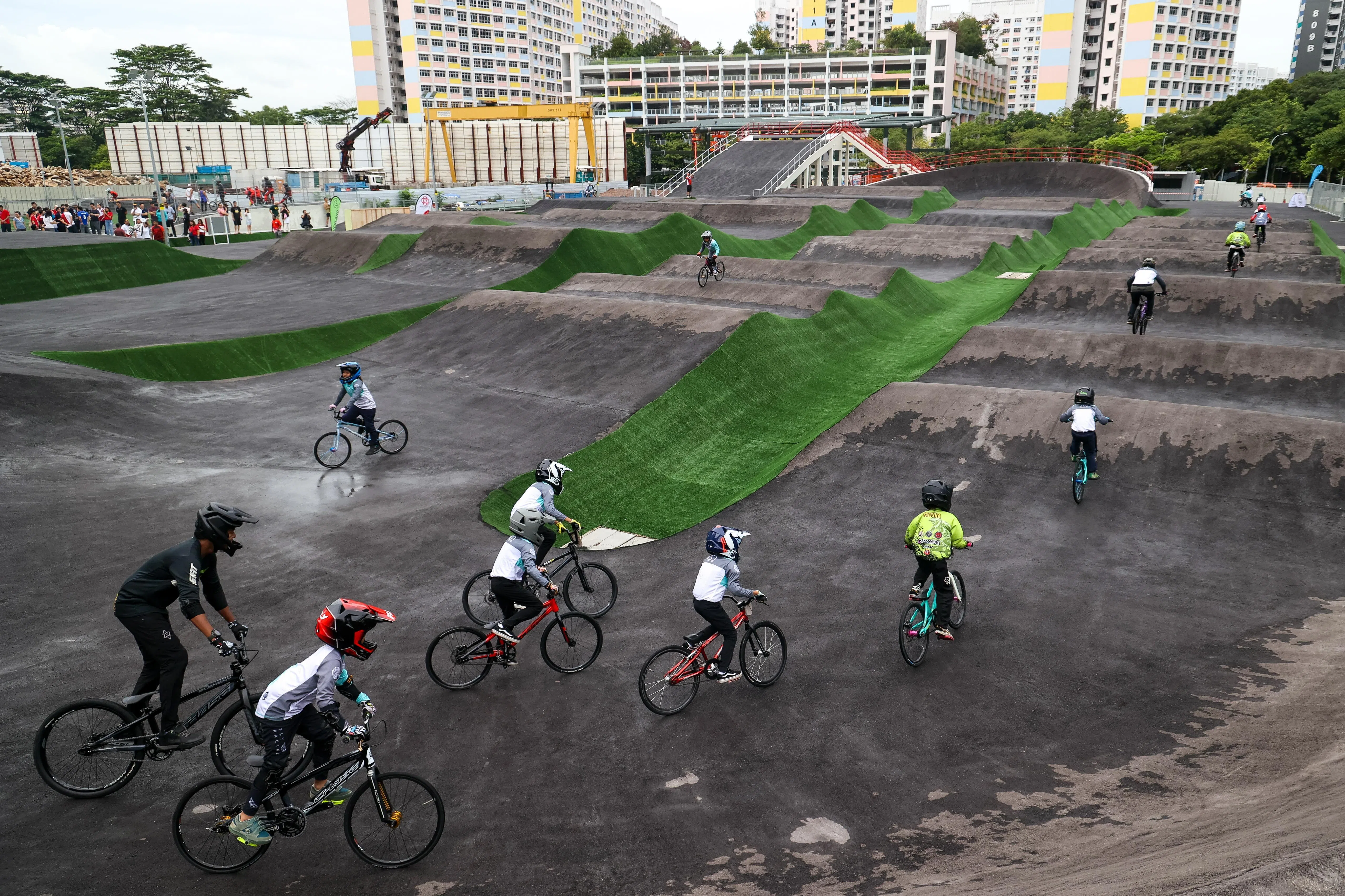 碧林—登加区设有本地首个世界级小轮车（BMX）赛道和波浪形训练道的脚踏车公园。（档案照片）