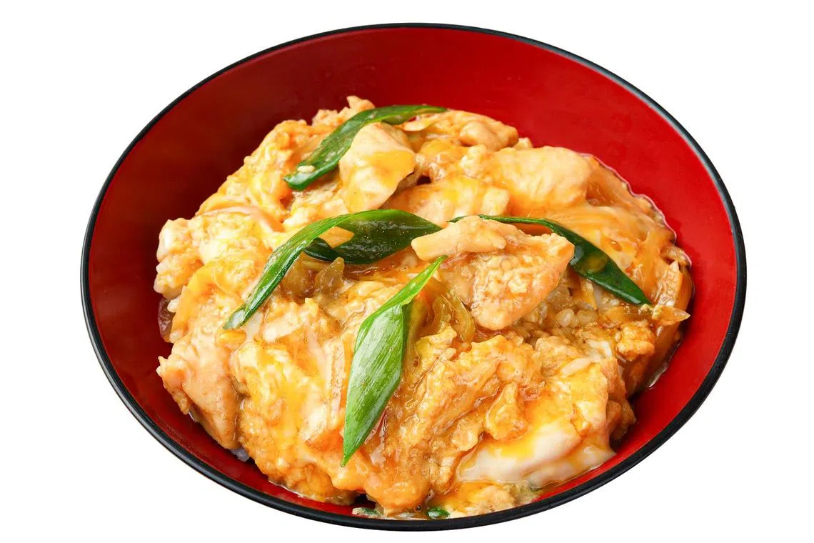 咸香的鸡肉鸡蛋亲子丼。（餐馆提供）