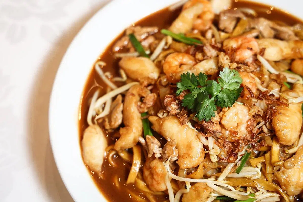 经典福建炒面。（李健玮摄）