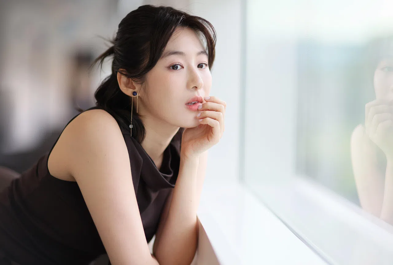 马来西亚艺人苏凯璇首次演出新加坡剧。（龙国雄摄）